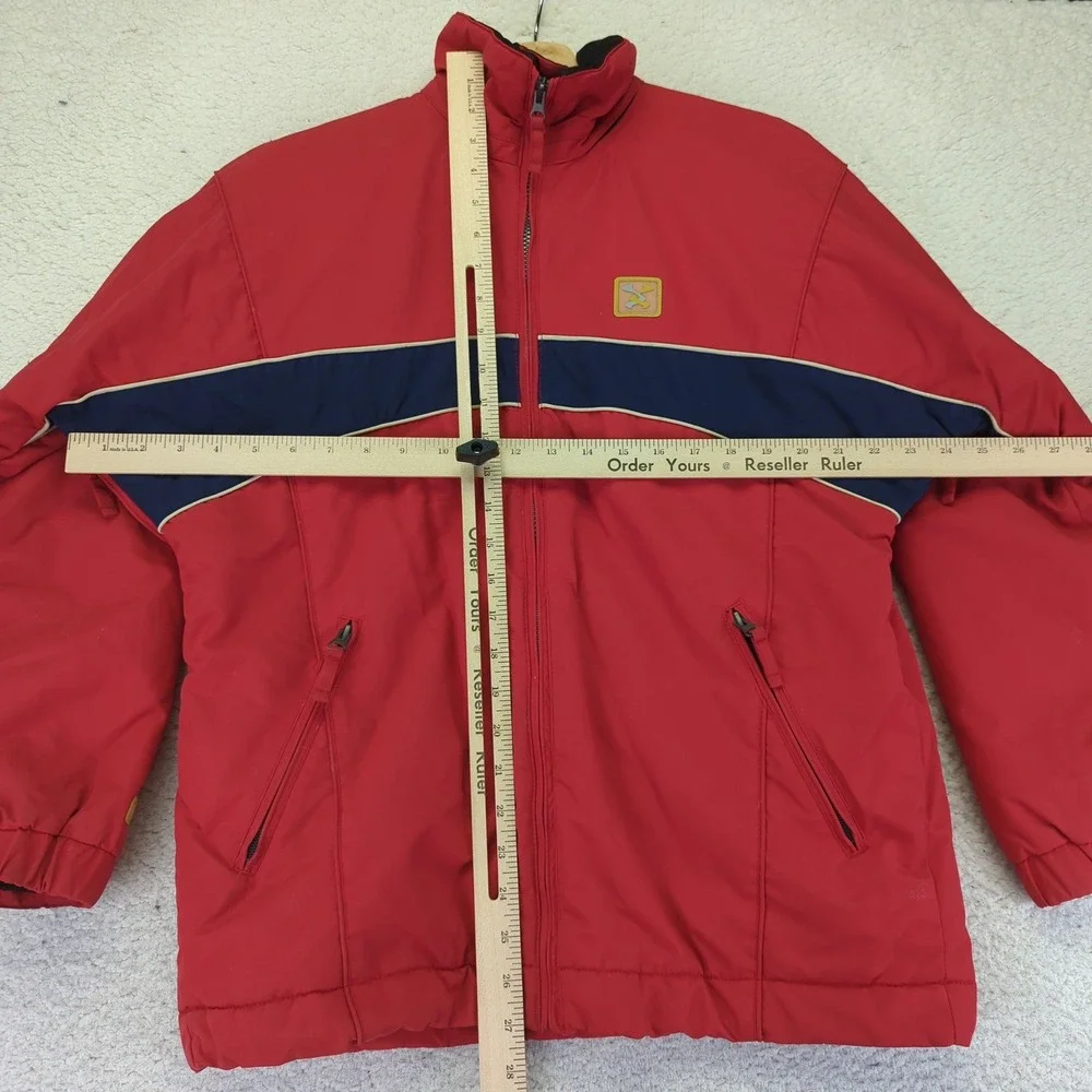 Descente DNA‎ Ski Snowboard Jacket Red Blue Kids Size 16 Junior Winter Outdoor